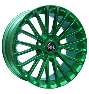 pneumatiky - 8x17 5x100 ET35 RH AR1 grün candy grün Rfky / Alu Rfky / Alu zpad nepromokav odev pneumatiky