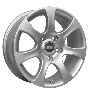 pneumatiky - 8x17 5x108 ET35 RH BA Seven silber sportsilber lackiert csti tela Rfky / Alu ostatn Pce o automobil + drzba pneumatiky