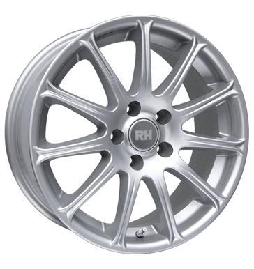 pneumatiky - 7.5x17 5x112 ET45 RH BB Snake silber silber lackiert autokosmetiky Rfky / Alu Felgenschlsser RC design pneus