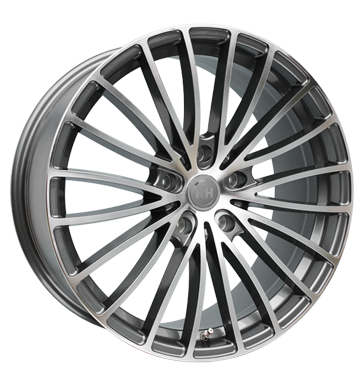 pneumatiky - 8.5x19 5x112 ET45 RH BM Multispoke grau / anthrazit anthrazit voll poliert AUDI Rfky / Alu Zcela specifick dly kolobezka zvodn pneus