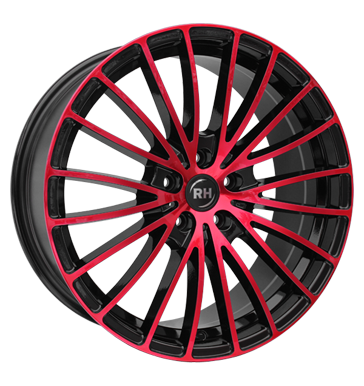 pneumatiky - 9x20 5x114.3 ET40 RH BM Multispoke rot color polished - red auto Rfky / Alu Csti Quad vfuk trziste