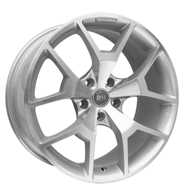 pneumatiky - 9.5x19 5x108 ET45 RH BZ silber Sport silber voll poliert Hartge Rfky / Alu Bund bundy Offroad lto od 17,5 