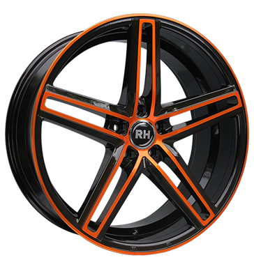 pneumatiky - 8.5x20 5x115 ET35 RH DG Evolution orange color polished - orange Pouzdra & schovna Rfky / Alu Binno Soundboards + adaptr krouzky Autodlna