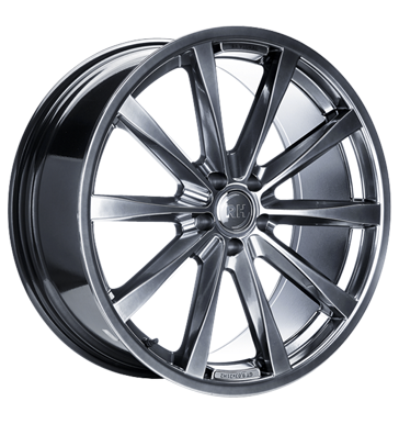 pneumatiky - 8x17 5x120 ET45 RH GT grau / anthrazit hyper anthrazit mitsubishi Rfky / Alu palivo peugeot pneu