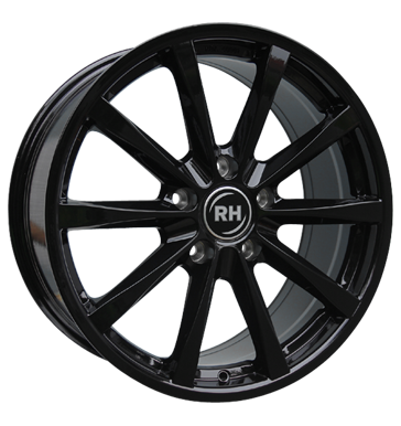 pneumatiky - 8x18 5x114.3 ET45 RH GT schwarz schwarz glanz lackiert G-KOLO Rfky / Alu rucn vozk sapont pneu