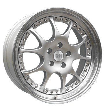 pneumatiky - 9x18 5x120 ET15 RH MK Dynamic silber silber Horn poliert Offroad Zimn 17.5 