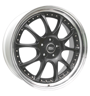 pneumatiky - 8x18 5x108 ET41 RH MK Dynamic schwarz schwarz Hornpoliert kmh-Wheels Rfky / Alu FOSAB odpadn olej Velkoobchod