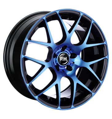 pneumatiky - 9x20 5x120 ET40 RH BU Race blau color polished - blue rucn vozk Rfky / Alu kombinza Prslusenstv a literatura pneu b2b