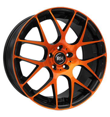 pneumatiky - 8.5x18 5x120 ET35 RH NBU Race orange color polished - orange rfky Rfky / Alu polomer Sportovn vfuky trhovisko