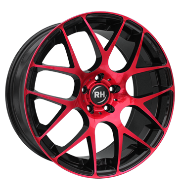 pneumatiky - 8.5x18 5x114.3 ET35 RH NBU Race rot color polished - red AUDI Rfky / Alu designov antny GMP Italia b2b pneu
