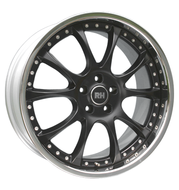 pneumatiky - 8.5x18 5x112 ET60 RH RMK Dynamic schwarz schwarz Horn Edelstahl kmh-Wheels Rfky / Alu Truck lto od 17,5 