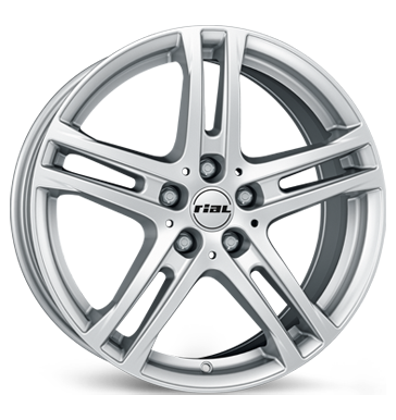 pneumatiky - 8x18 5x108 ET48 Rial Bavaro silber polar-silber Sdrad Rfky / Alu kombinza Lehk nkladn auto Winter od 17,5 