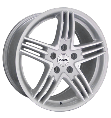 pneumatiky - 8.5x18 5x114.3 ET35 Rial Estoril silber silber Horn poliert Utesnen u. Lepidla Rfky / Alu Spurverbreiterung kalhoty pneu