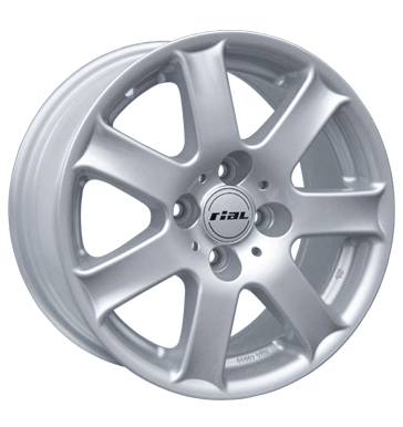 pneumatiky - 6x15 4x100 ET43 Rial Flair silber polar-silber AUTEC Rfky / Alu baterie Rial Hlinkov disky