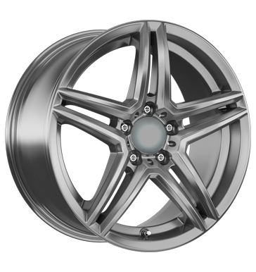 pneumatiky - 8.5x19 5x112 ET38 Rial M10 grau / anthrazit metal-grey sportovn KOLA Rfky / Alu odpadn olej Antera Hlinkov disky