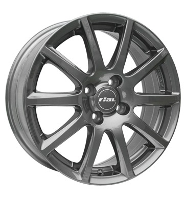 pneumatiky - 5.5x14 4x108 ET43 Rial Milano grau / anthrazit titanium Motocyklov zvody Rfky / Alu Utesnen u. Lepidla Rial Predaj pneumatk