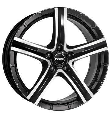 pneumatiky - 8x18 5x108 ET45 Rial Quinto schwarz diamant-schwarz frontpoliert Rfky / Alu Rfky / Alu KOLA bundy Hlinkov disky