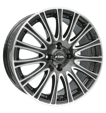 pneumatiky - 7.5x16 4x100 ET40 Rial Ravenna schwarz diamant-schwarz frontpoliert PLATINUM Rfky / Alu Truck Winter od 17,5 
