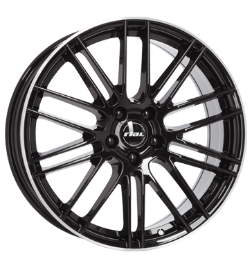 pneumatiky - 8x18 5x108 ET45 Rial Kibo schwarz diamant-schwarz hornpoliert Scooter Parts Rfky / Alu auta v zime nstroj ventil pneumatiky