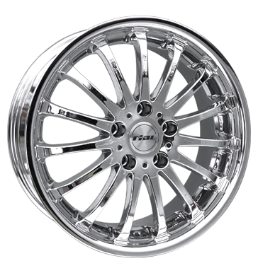 pneumatiky - 7.5x18 5x100 ET35 Rial Sion chrom chrom rukavice Rfky / Alu Speedline Motorsport pneu