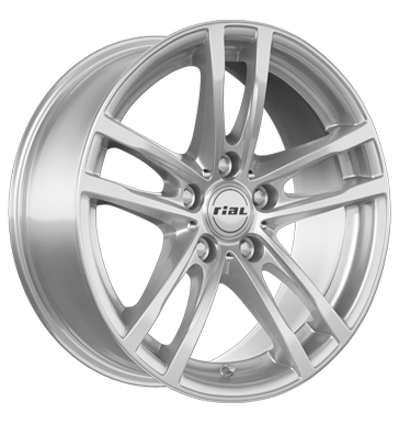 pneumatiky - 8x18 5x120 ET34 Rial X10 silber polar-silber replika Rfky / Alu prves subwoofer pneu b2b