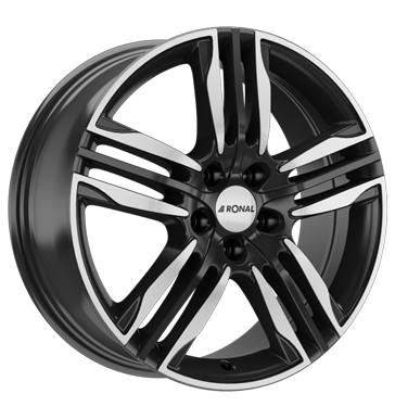 pneumatiky - 10x22 5x120 ET40 Ronal R58 schwarz schwarz-frontkopiert BRABUS Rfky / Alu Diablo nosic kol trziste