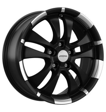 pneumatiky - 7.5x18 5x112 ET51 Ronal R59 schwarz jetblack-matt-hornkopiert Offroad cel rok Rfky / Alu snehov retezy kalhoty pneu b2b