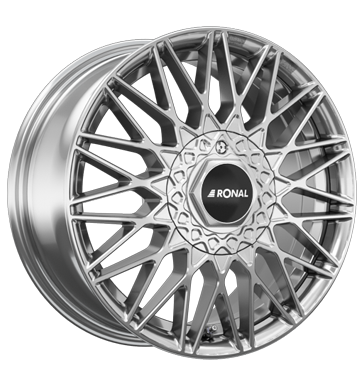 pneumatiky - 7x16 5x114.3 ET45 Ronal LSX silber silber-frontkopiert Spurverbreiterung Rfky / Alu Mutec kmh-Wheels b2b pneu