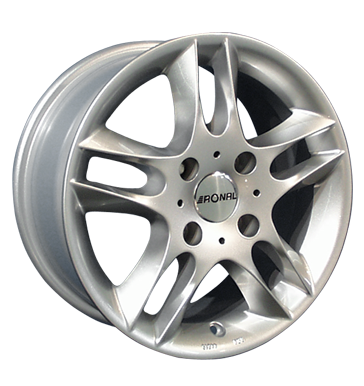 pneumatiky - 7.5x17 4x100 ET35 Ronal LZ silber kristallsilber Tomason Rfky / Alu Kombinzy / kombinace Jahreswagen pneumatiky