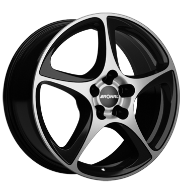 pneumatiky - 8x18 5x114.3 ET45 Ronal R53 schwarz mattschwarz-frontkopiert kapaliny Rfky / Alu zemedelsk traktory Wheelworld pneu b2b