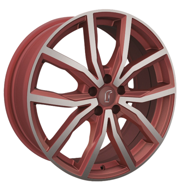 pneumatiky - 8x17 5x120 ET30 Rondell 02RZ rot metallic rot matt poliert Speciln dly pro auta Rfky / Alu kufr Tray hadice trziste