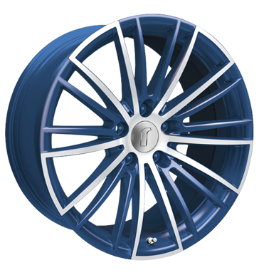 pneumatiky - 8.5x19 5x108 ET45 Rondell 08RZ blau metallic blau matt poliert Kola / ocel Rfky / Alu Csti Quad Speedline trziste