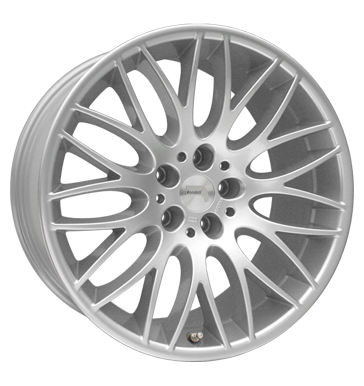 pneumatiky - 7.5x17 5x114.3 ET40 Rondell 0204 silber glanzsilber myt oken Rfky / Alu korunn princ koncovky Velkoobchod