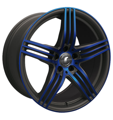 pneumatiky - 8.5x19 5x112 ET45 Rondell 0217 Elpho mehrfarbig black glossy blue elpho pol. npis Rfky / Alu Ronal Lehk ventil vozy / vozy Predaj pneumatk