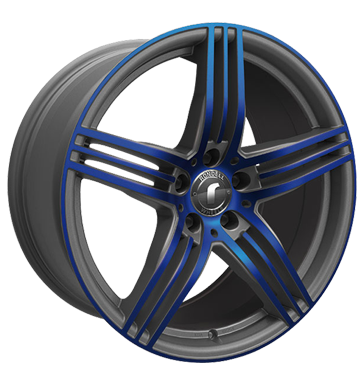 pneumatiky - 8.5x19 5x112 ET32 Rondell 0217 Elpho mehrfarbig grey glossy blue elpho pol. kmh-Wheels Rfky / Alu Moped a mopedu dly Zesilovac Prslusenstv trziste