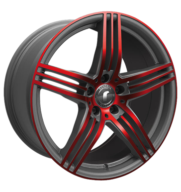 pneumatiky - 9.5x19 5x120 ET39 Rondell 0217 Elpho mehrfarbig grey glossy red elpho pol. dly Rfky / Alu pneumatika Vnitrn vybaven Autodlna