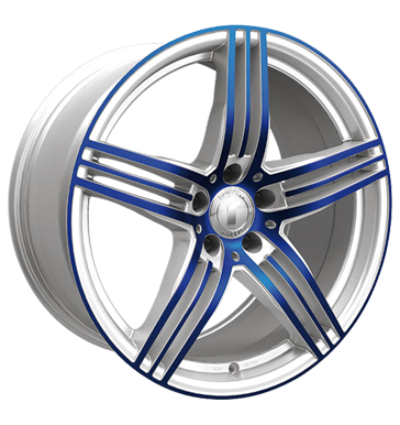 pneumatiky - 8.5x19 5x112 ET45 Rondell 0217 Elpho mehrfarbig white glossy blue elpho pol. subwoofer Rfky / Alu Cel rok vuz odpadn olej Autodlna