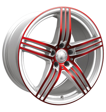 pneumatiky - 8.5x19 5x112 ET45 Rondell 0217 Elpho mehrfarbig white glossy red elpho pol. MPT Rfky / Alu Csti Quad Wheelworld b2b pneu