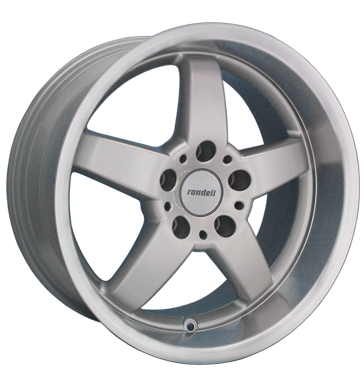 pneumatiky - 8.5x18 5x120 ET13 Rondell 0072 silber silber Horn poliert Maxx Kola Rfky / Alu G-KOLO peugeot pneumatiky