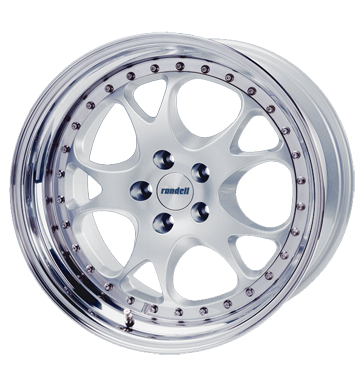 pneumatiky - 8x17 5x100 ET35 Rondell 0082 silber silber mit Edelstahlbett GS-Wheels Rfky / Alu Tube: Kolo Offroad Zimn 17.5 