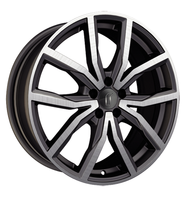 pneumatiky - 8x17 5x112 ET35 Rondell 02RZ grau / anthrazit anthrazit matt poliert Truck Winter od 17,5 