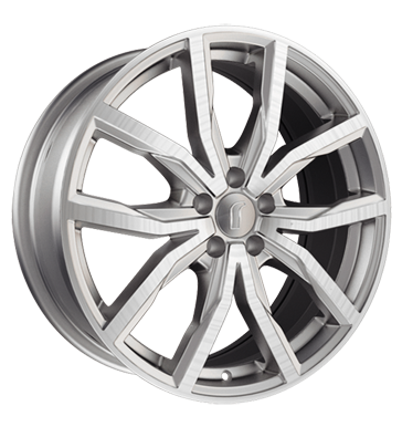 pneumatiky - 8x18 5x115 ET40 Rondell 02RZ silber silber matt poliert dly Rfky / Alu prves Motocykl Navigace a cestovn pneumatiky