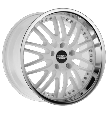 pneumatiky - 8.5x20 5x120 ET15 Royal Wheels Royal GT weiss weiY Odpruzen + tlumen Rfky / Alu GMP Italia pce o pneumatiky Hlinkov disky