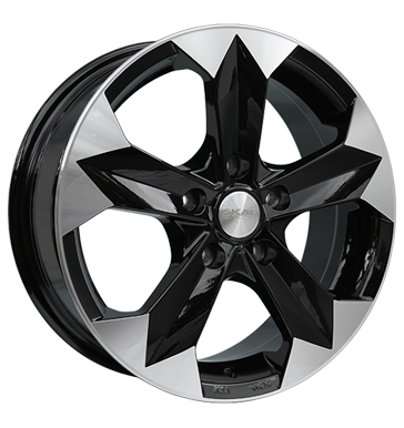 pneumatiky - 6.5x16 5x114.3 ET52.5 Skad Granite schwarz black glossy polish Csti Quad Rfky / Alu polomer Moped a mopedu dly trziste