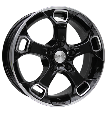 pneumatiky - 6.5x16 5x112 ET33 Skad Pharaoh schwarz black glossy polish Kola / ocel Rfky / Alu Sdrad Motorsport Predaj pneumatk