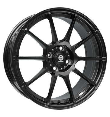 pneumatiky - 7x16 4x108 ET25 Sparco Assetto Gara schwarz matt black tesnen Rfky / Alu baterie Tricka pneus