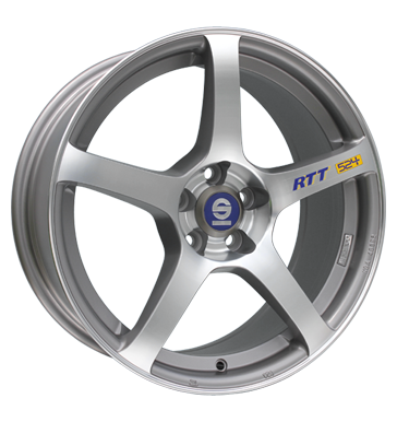 pneumatiky - 8x18 5x100 ET48 Sparco RTT 524 silber matt silver tech poliert projektzwo Rfky / Alu koncovky OXIGIN Autodlna