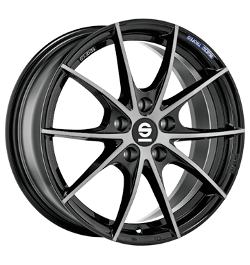 pneumatiky - 7.5x17 5x110 ET36 Sparco Trofeo 5 schwarz fumé black full polished pilotn bundy Rfky / Alu zemedelsk traktory polomer velkoobchod s pneumatikami