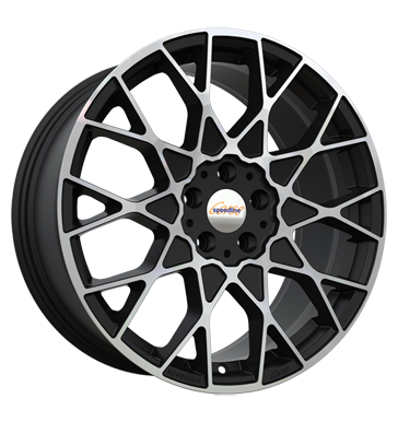 pneumatiky - 8x19 5x112 ET45 Speedline Corse SL3 Cesare schwarz mattschwarz-frontkopiert Offroad Zimn 17.5 
