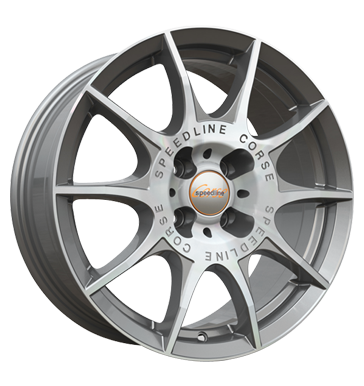 pneumatiky - 7.5x17 4x100 ET35 Speedline Corse SL2 Marmora grau / anthrazit anthrazit-frontkopiert viditelnost Rfky / Alu tesnen koncovky Prodejce pneumatk